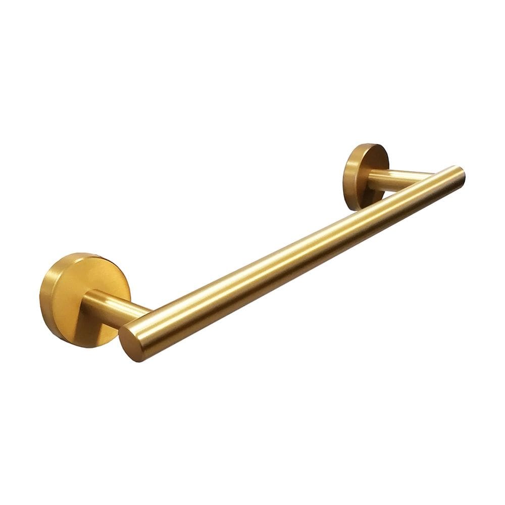 Toalheiro de Rosto Redondo Inox Dourado