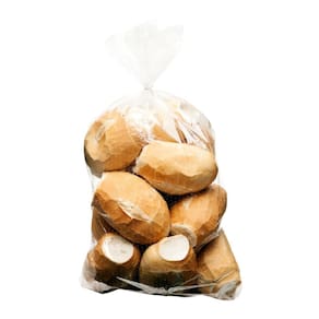 Saco Plastico Liso Microperfurado P/ P?O De Baguete E Similares (17X75cm.) C/ 10X100 Un.