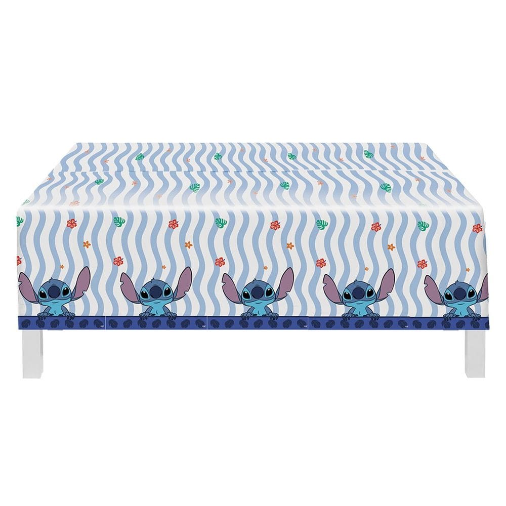 Toalha de Mesa Plástica para Festa Stitch