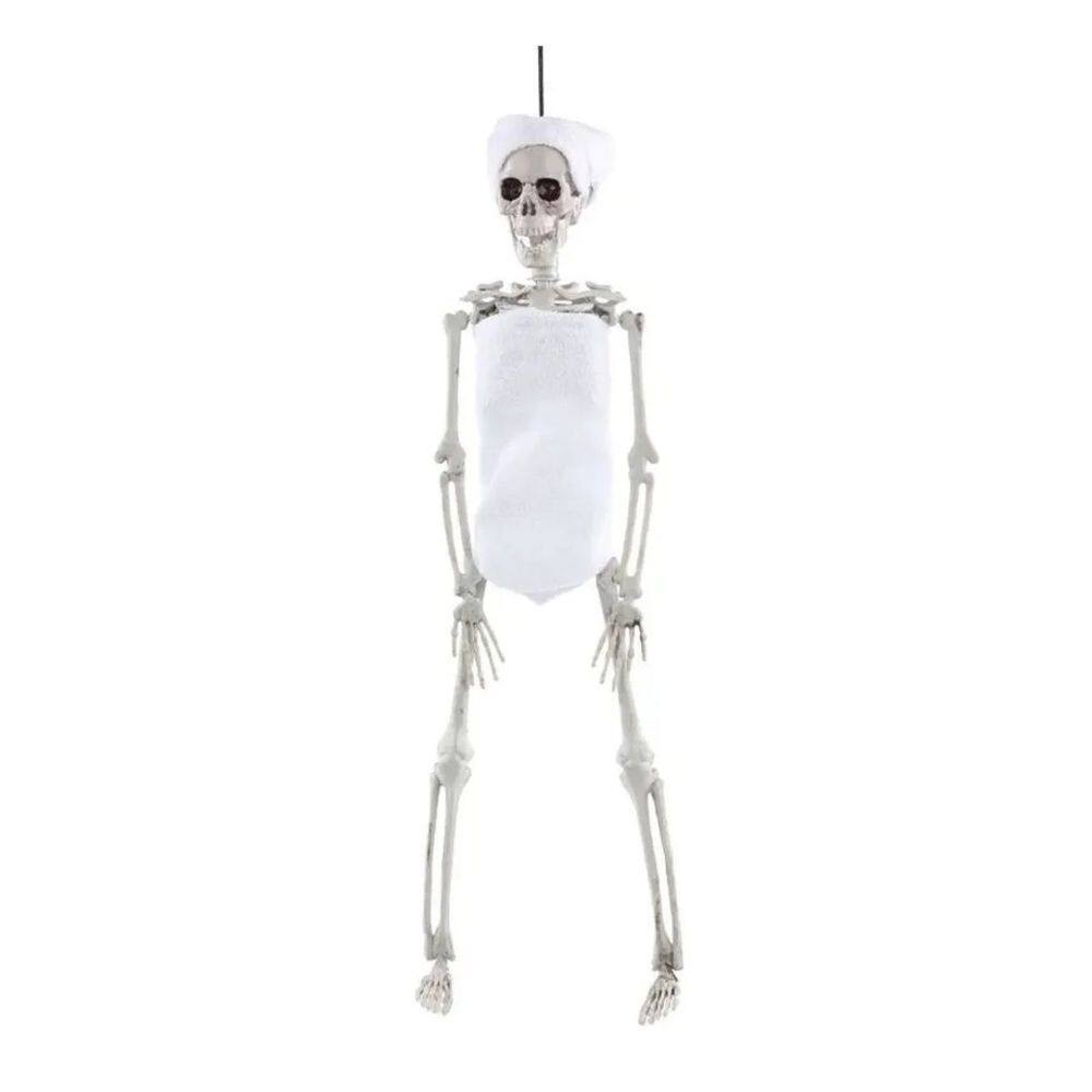 Decoração de Halloween Esqueleto de Toalha para Pendurar