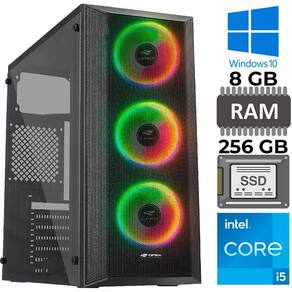 Computador I5-3550, Ssd 256Gb, Ram 8Gb, Mt-G220Bk, Win 10