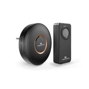 Campainha Wireless Redonda Preta Bivolt Confortdoor