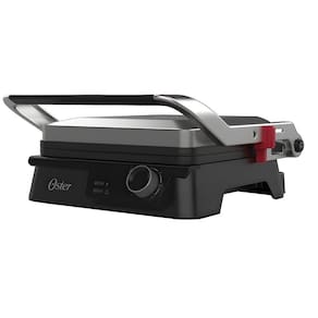 Grill Elétrico Multiuso Inox Oster 2 Em 1 127V