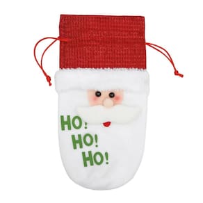 Adorno Natalino para Garrafa Noel Vermelho - 1 Unidade