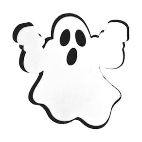 Aplique para Lembrancinha Halloween Fantasma - 10 Unidades