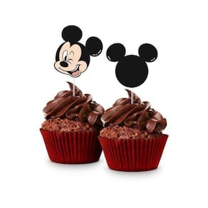Picks Mickey Mouse para Doces 8 Unidades