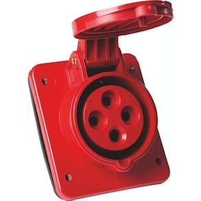 Tomada De Embutir Industrial 3p+t 16 A 380-415 Vca 6 H - Tramontina