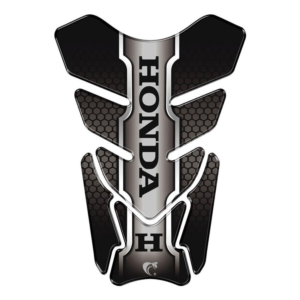 Adesivo Resinado Protetor De Tanque Moto Honda Preto Cor Preto