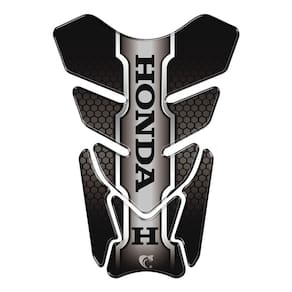 Adesivo Resinado Protetor De Tanque Moto Honda Preto Cor Preto