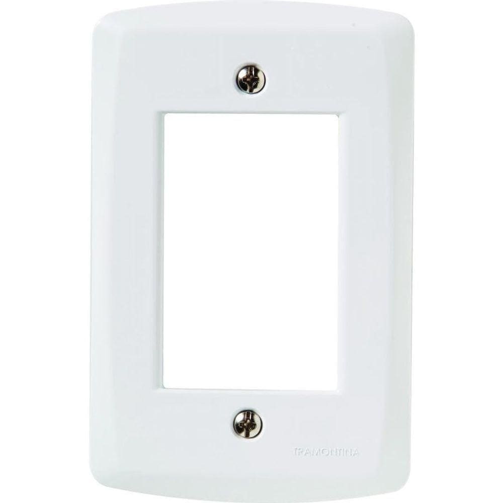 Placa 3 Postos Lux² 4 X 2 Branca - Tramontina