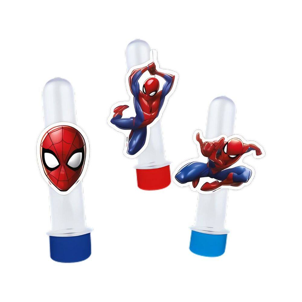 Mini Personagem Spider Man Animação - 12 Unidades