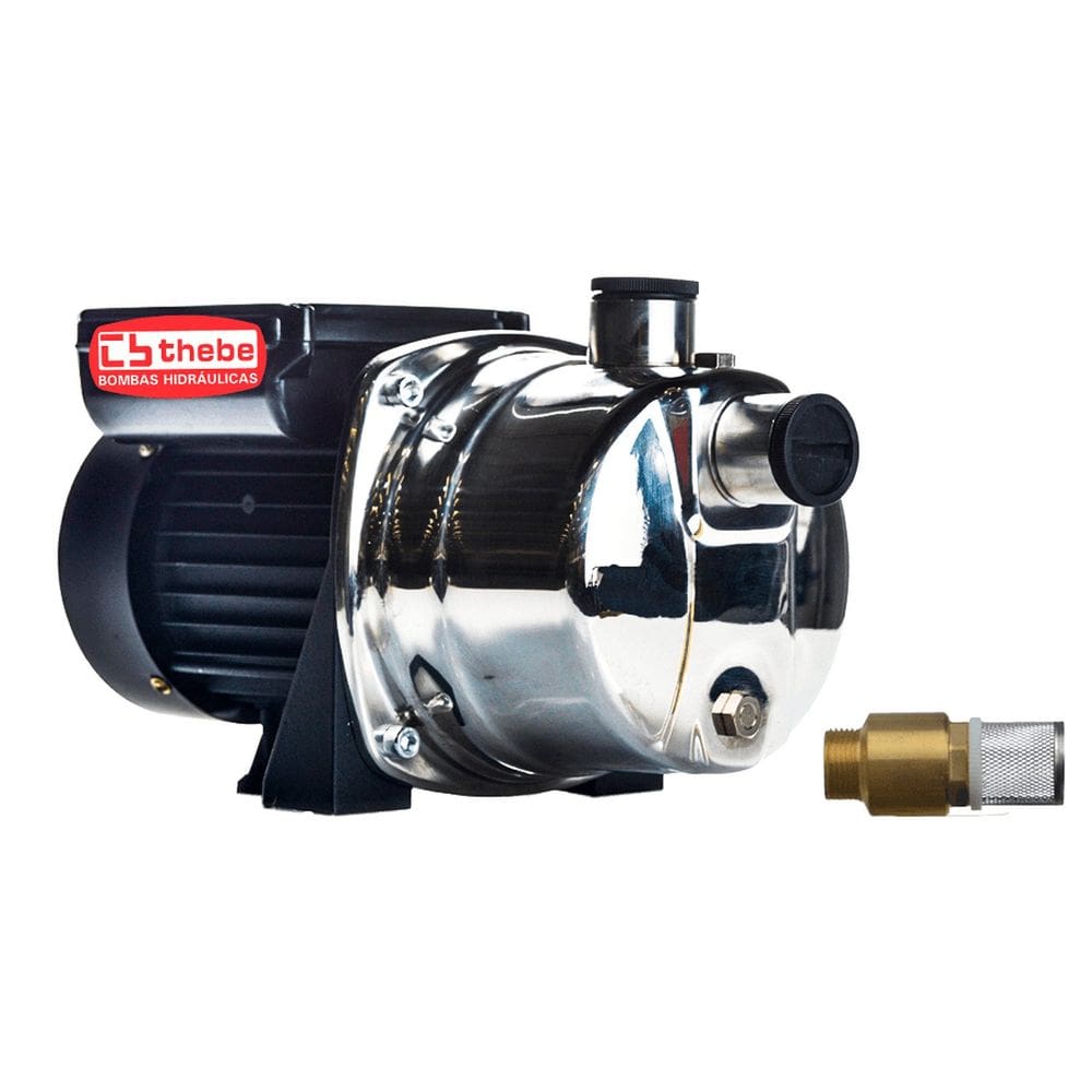 Bomba Autoaspirante Tjet-60 1/2 Cv Monofásico Motor Thebe Ip44 127/220v