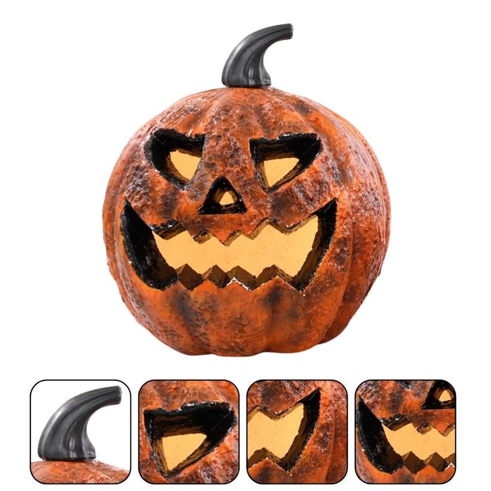 Abóbora Salem G Decoração Assustadora Halloween