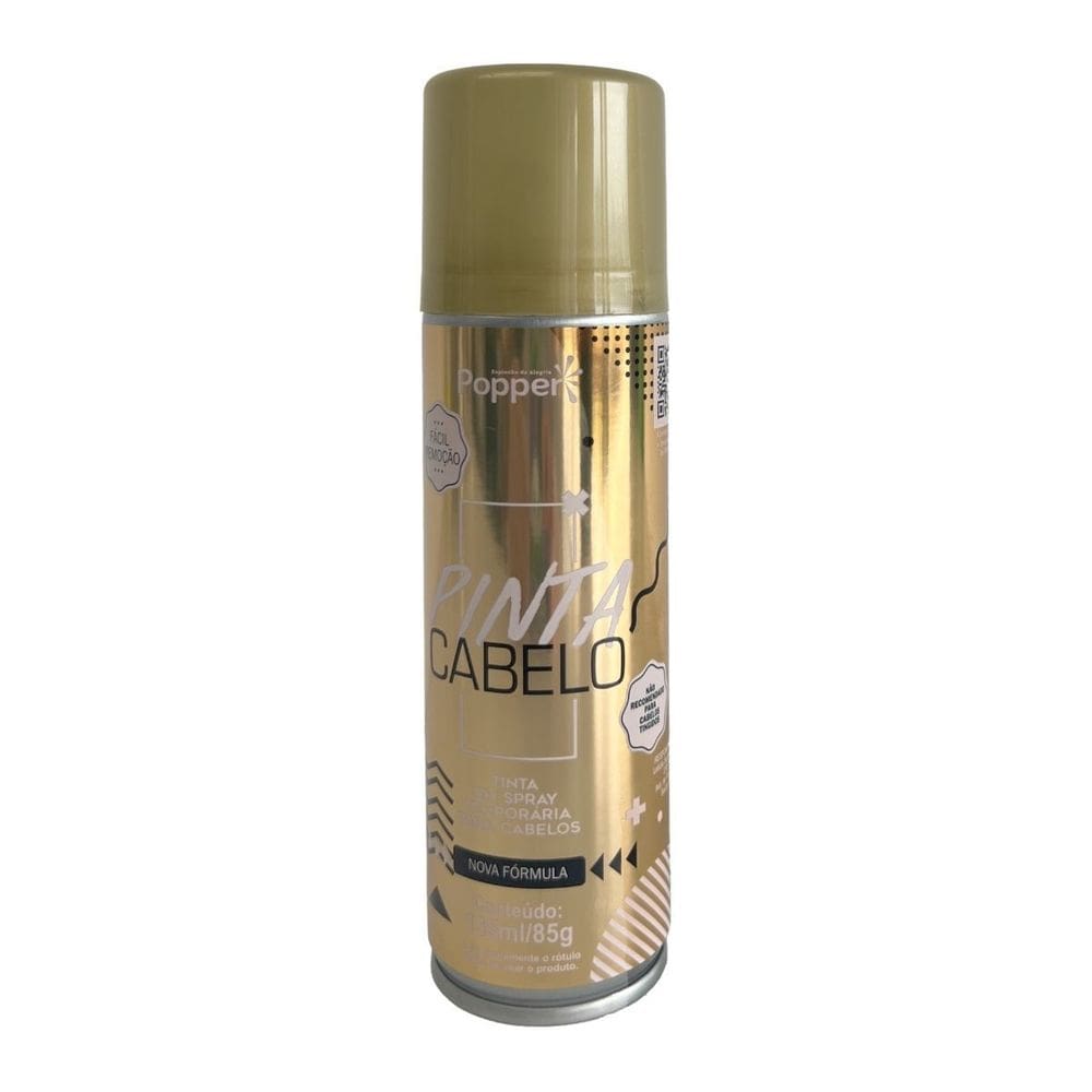 Tinta Temporária Dourada para Cabelo - 135ml