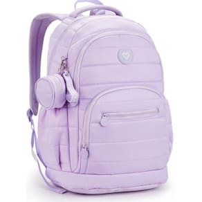 Mochila De Costas 19 Laptop Feminina Escolar Passeio