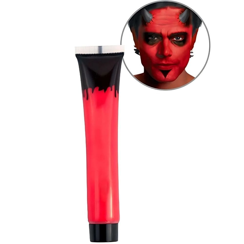 Maquiagem Facial e Corporal Base Vermelho - 19,8g