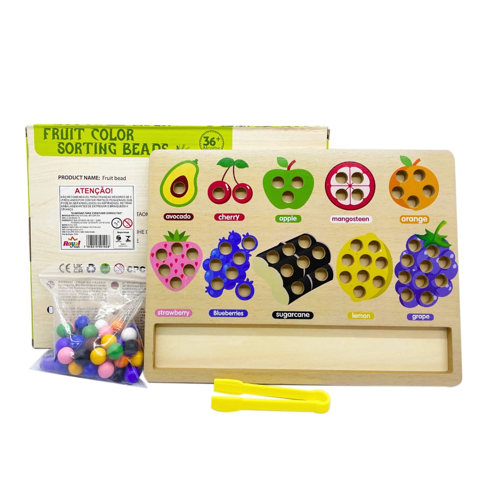 SEPARA FRUTINHAS - Brinquedo de Coordenação e Aprendizado