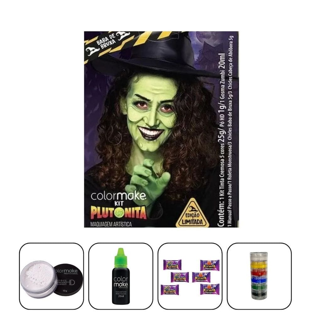 Kit Plutonita Pintura Artística Halloween