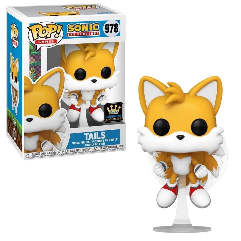 Boneco Funko Pop Sonic The Hedgehog - Tails Voando