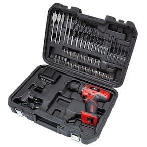 Furadeira Parafusadeira 12v Bateria Bivolt 50pcs Worker
