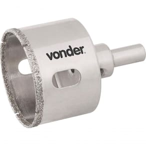 Serra Copo Diamantada 76mm Com Haste Para Alvenaria - Vonder