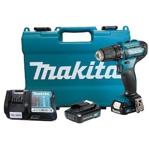 Parafusadeira Furadeira 10mm Sem Fio 12v Com 2 Baterias Carregador Maleta Df333dwye Makita