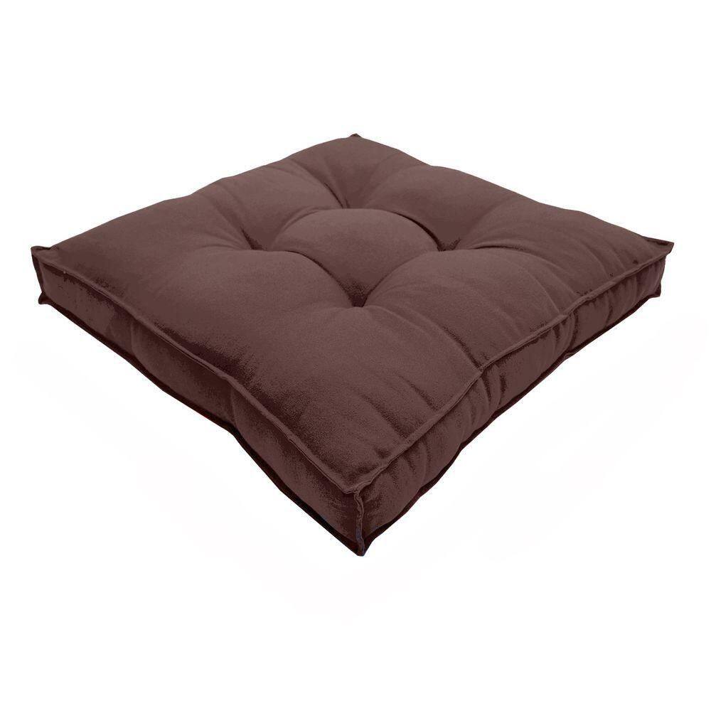 Almofada Futon Decoração 50x50 Cm Vários Modelos Marrom