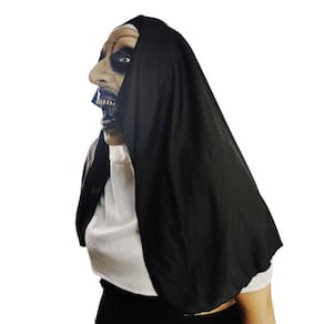 Mascara Freira Realista Latex Hallowen Carnaval Festa Evento Susto Terror Pegadinha