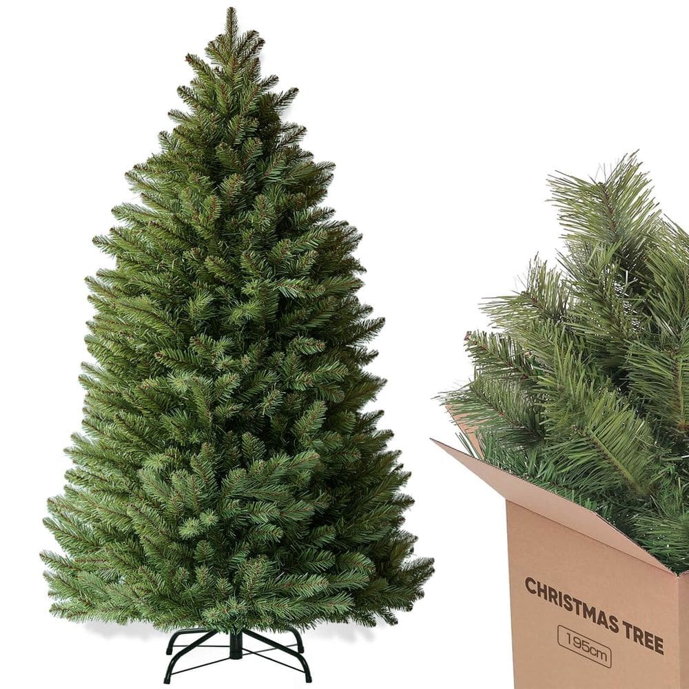 Árvore de Natal GTPLAYER de Natal artificial de 6 pés com 1000 galhos T