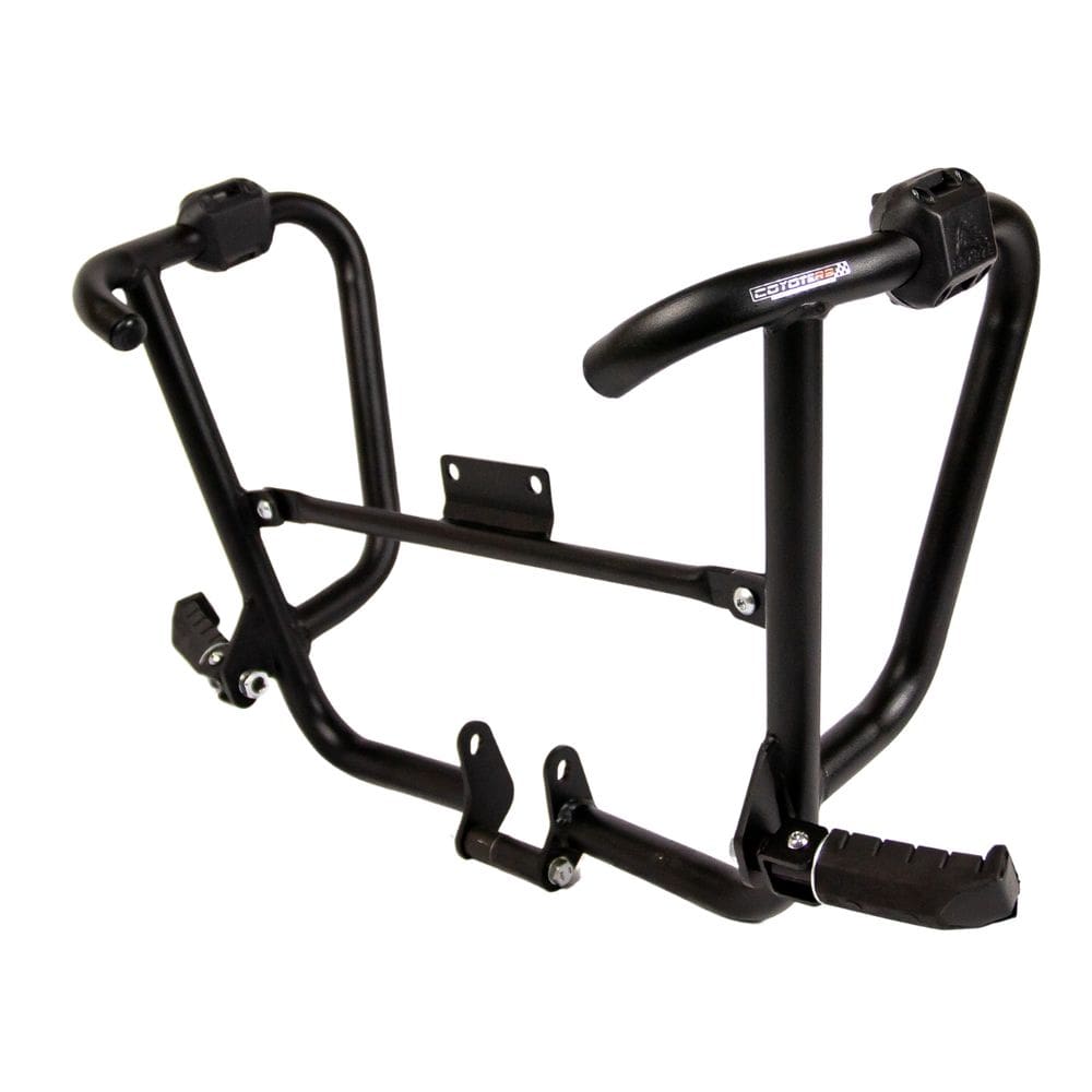 Protetor de Motor e Carenagem Coyote Com Pedaleiras Preto - Shi 175 ano 2023 em Diante - Shineray