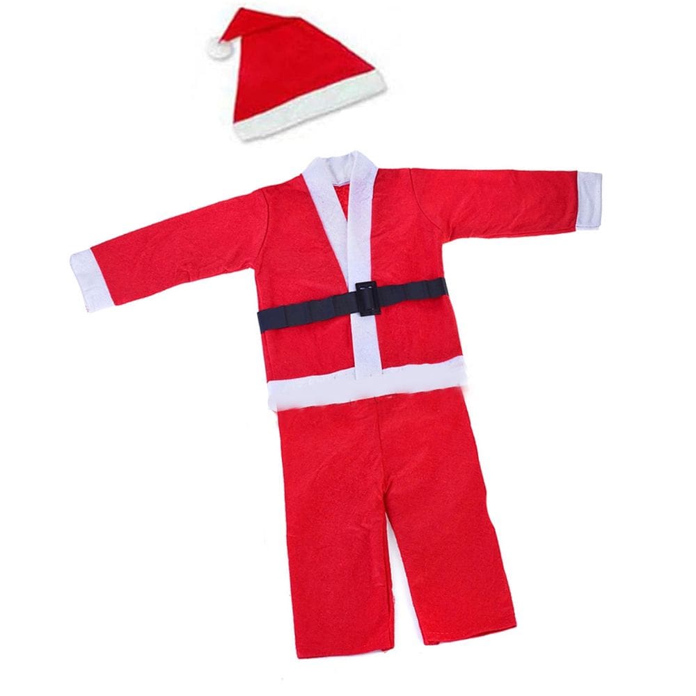 Roupa Papai Noel Infantil Natal Fantasia Criança Natalina Comemoraçao Festa Evento Fim de Ano