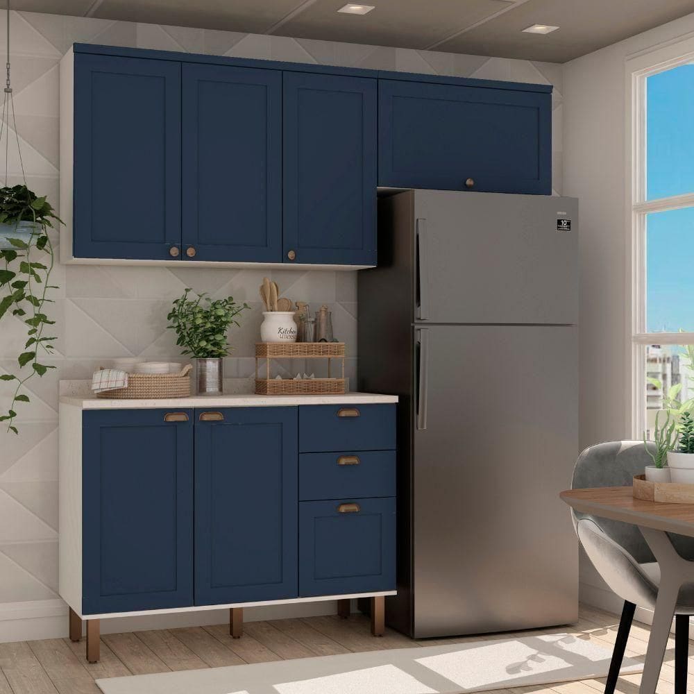 Cozinha Modulada 3 Peças Genialflex 100% MDF