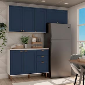 Cozinha Modulada 3 Peças Genialflex 100% MDF