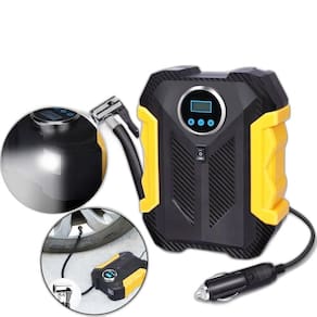 Mini Compressor Ar Portátil Automotivo 12V Plástico