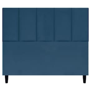 Cabeceira Decorativa Classic Para Cama De Casal 140 Cm Suede Amarelo, Suede