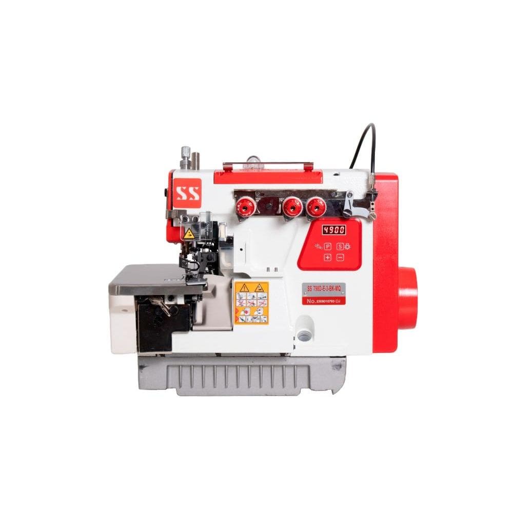 Máquina Costura Industrial Overlock Embutidor CorrentinhaSS798-D-E-3-BK-MQ 220V - Sun Special