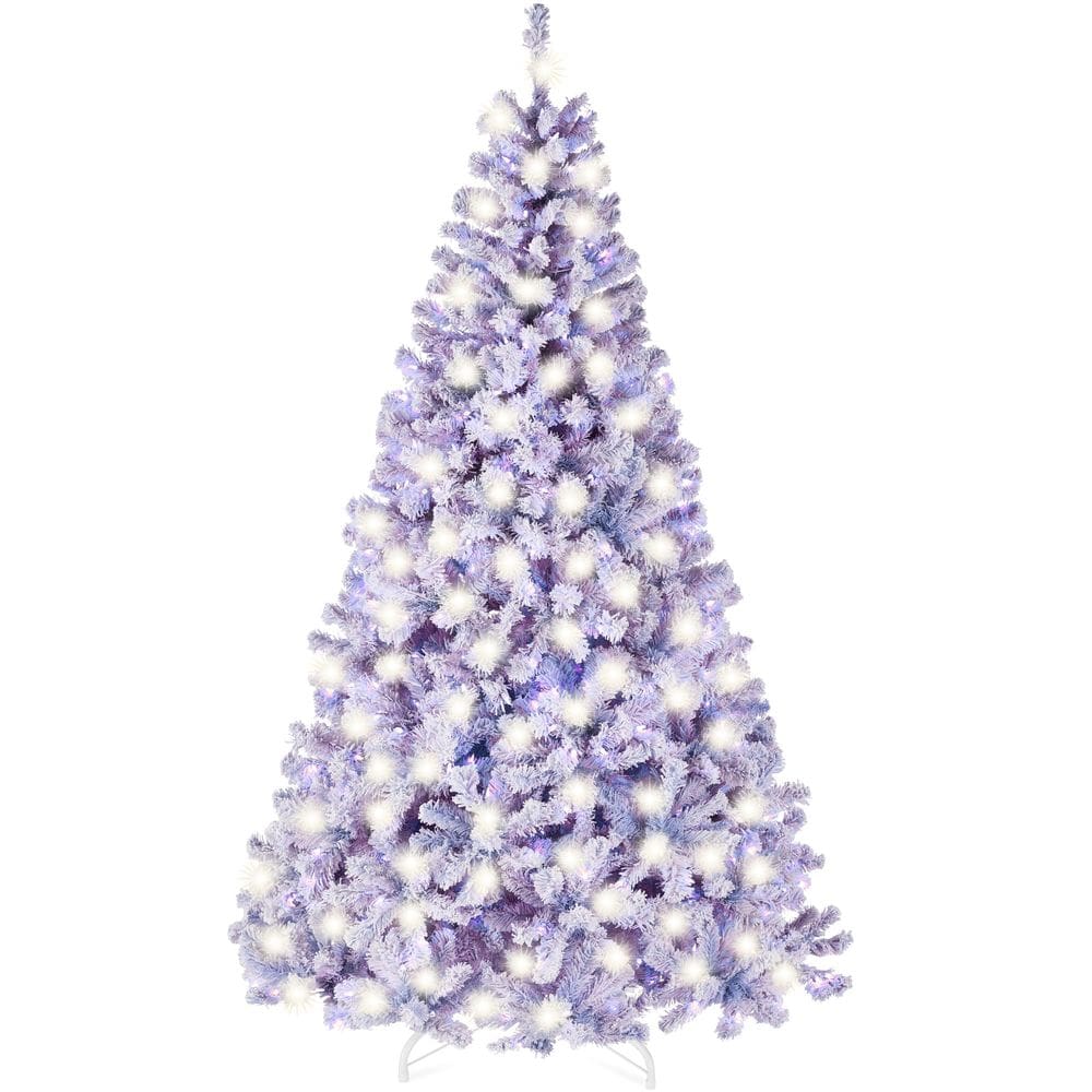 Árvore de Natal Best Choice Products Lavender 1,4 m com luzes