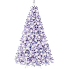 Árvore de Natal Best Choice Products Lavender 1,4 m com luzes