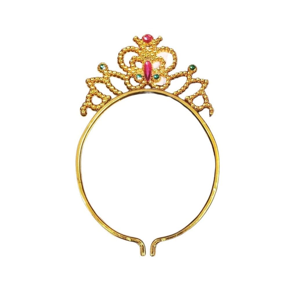 Tiara Dourada para Fantasia de Princesa Encanto e Glamour