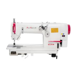 Máquina Costura Industrial Reta Ponto Corrente 02 Agulhas SS3800-2D-TZ-QI 110V - Sun Special
