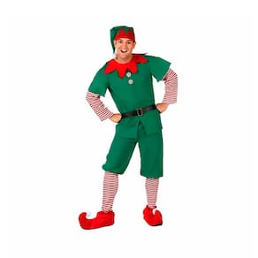 Fantasia Duende Ajudante de Papai Noel Elfo Gnomo Peter Pan Anime Cosplay Teatro Festa de Natal Presente Noite Natalina
