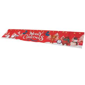 Caminho de Mesa Passadeira Natal Natalino Toalha Trilho Decoraçao Mesa de Jantar Papai Noel Boneco de Neve Enfeite Festa Fim de Ano Reuniao
