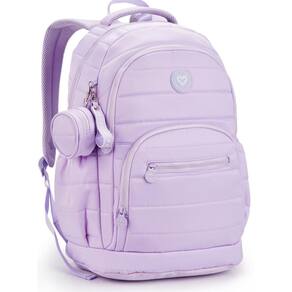 Mochila De Costas 19 Laptop Feminina Escolar Passeio