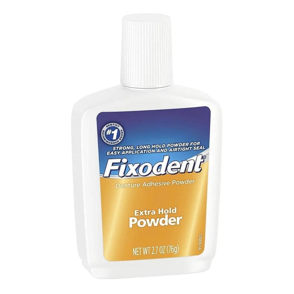 Fixador Prótese Dentaria Pó Fixodent Extra Hold Powder - 76G