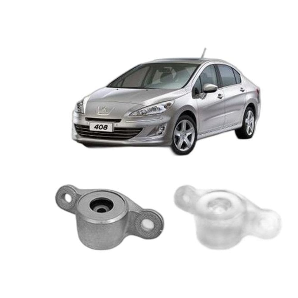 2 Coxim Batente Do Amortecedor Traseiro Peugeot 408 2011