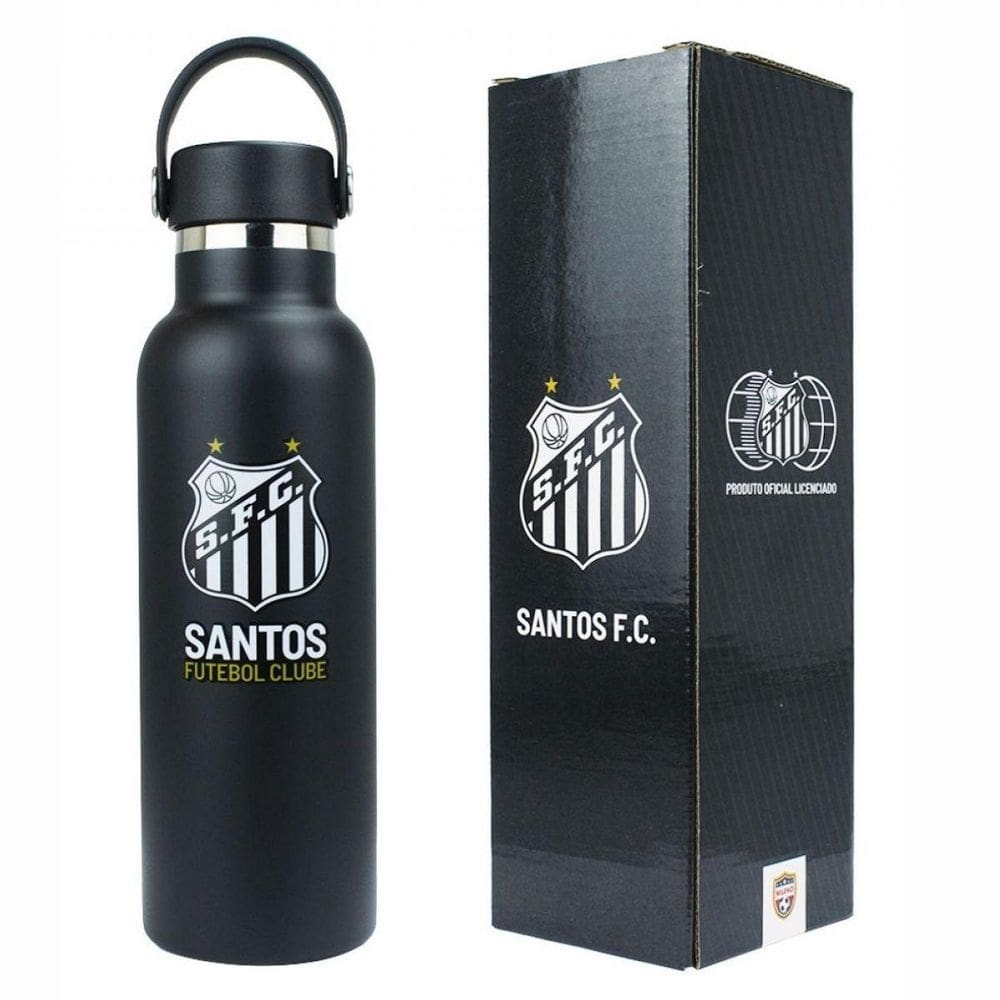 Garrafa Térmica Alça Rosqueável 500Ml - Santos