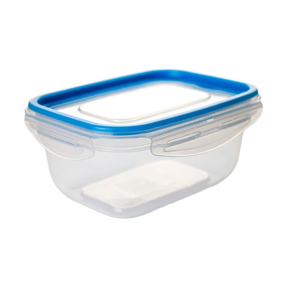 Pote Hermético de Plástico com Travas Retangular 500ml - Tritec