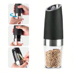 Moedor Elétrico Temperos Portátil Pimenta Sal Café E Grãos