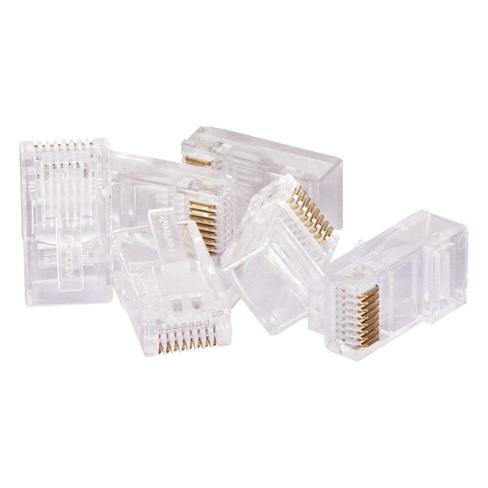 Plug Modular Rj45 Cat5E Gv Brasil, Pacote 100 Unidades