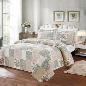 Kit Colcha / Cobre Leito King Ultrassonic Estampado Sultan